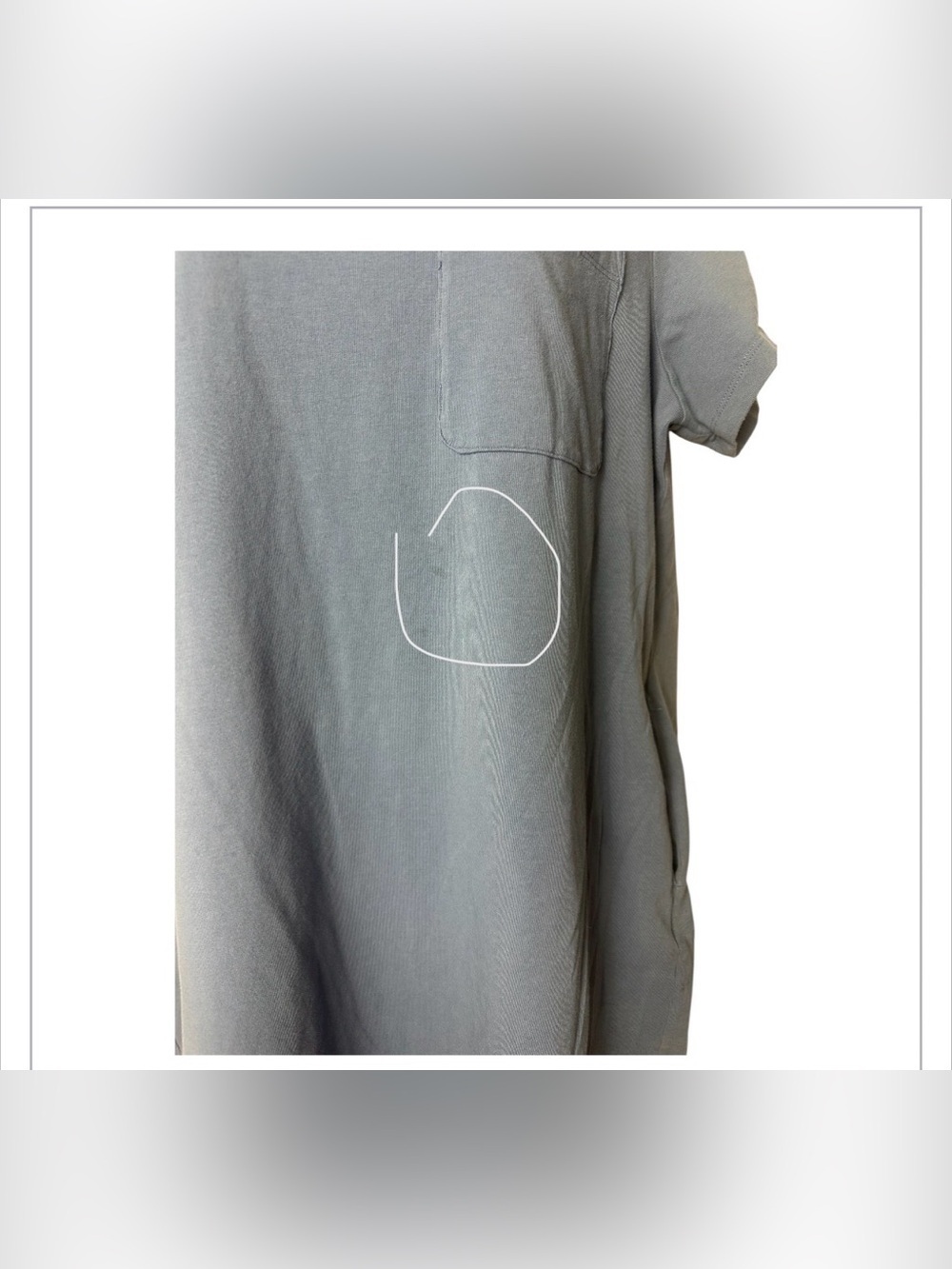 Banana Republic Short Sleeve Crew Tee in Slate Blue - Picture 2 of 5